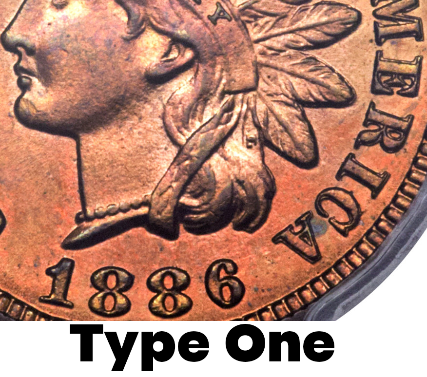 1886 Indian Head Cent Type 1